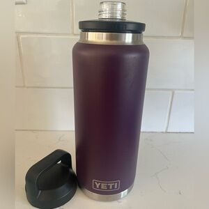 36oz Yeti water bottle with chug cap